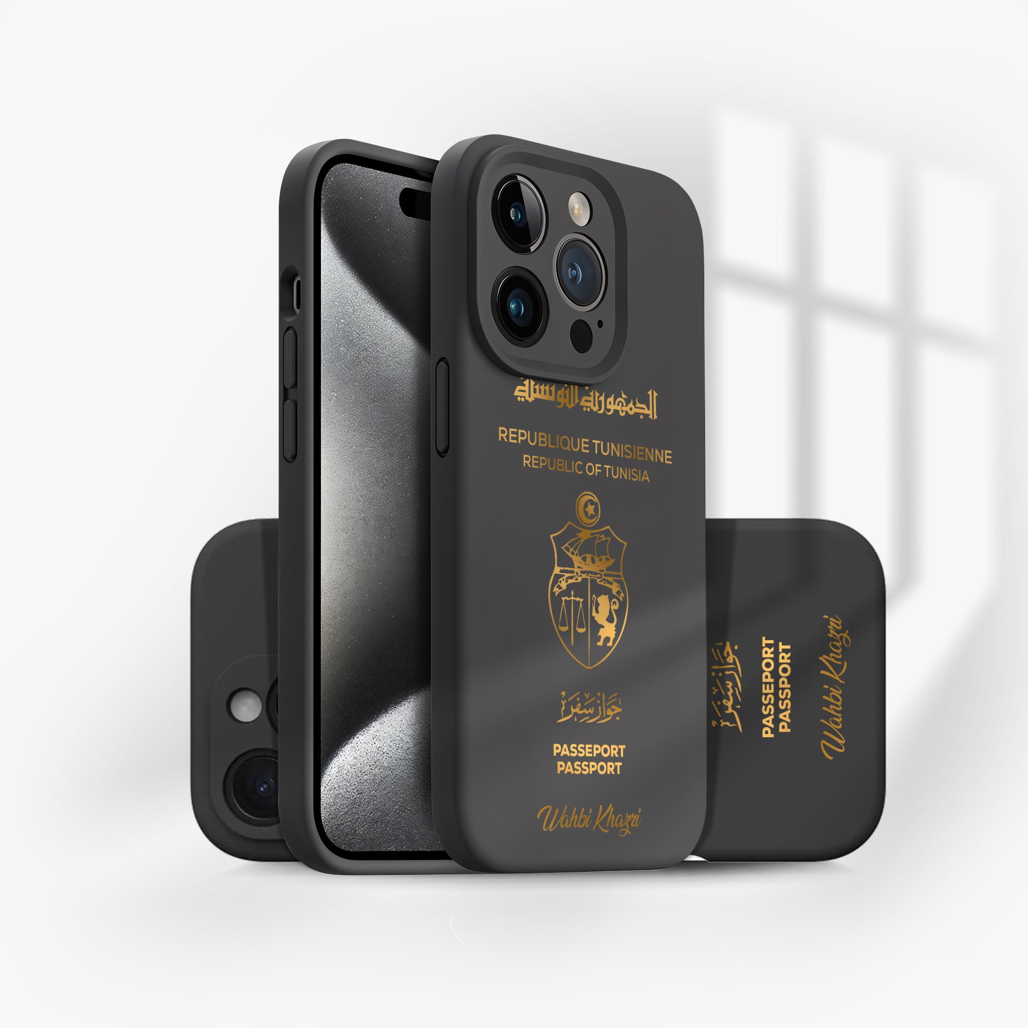 Handyhülle mit Reisepass - Tunesien