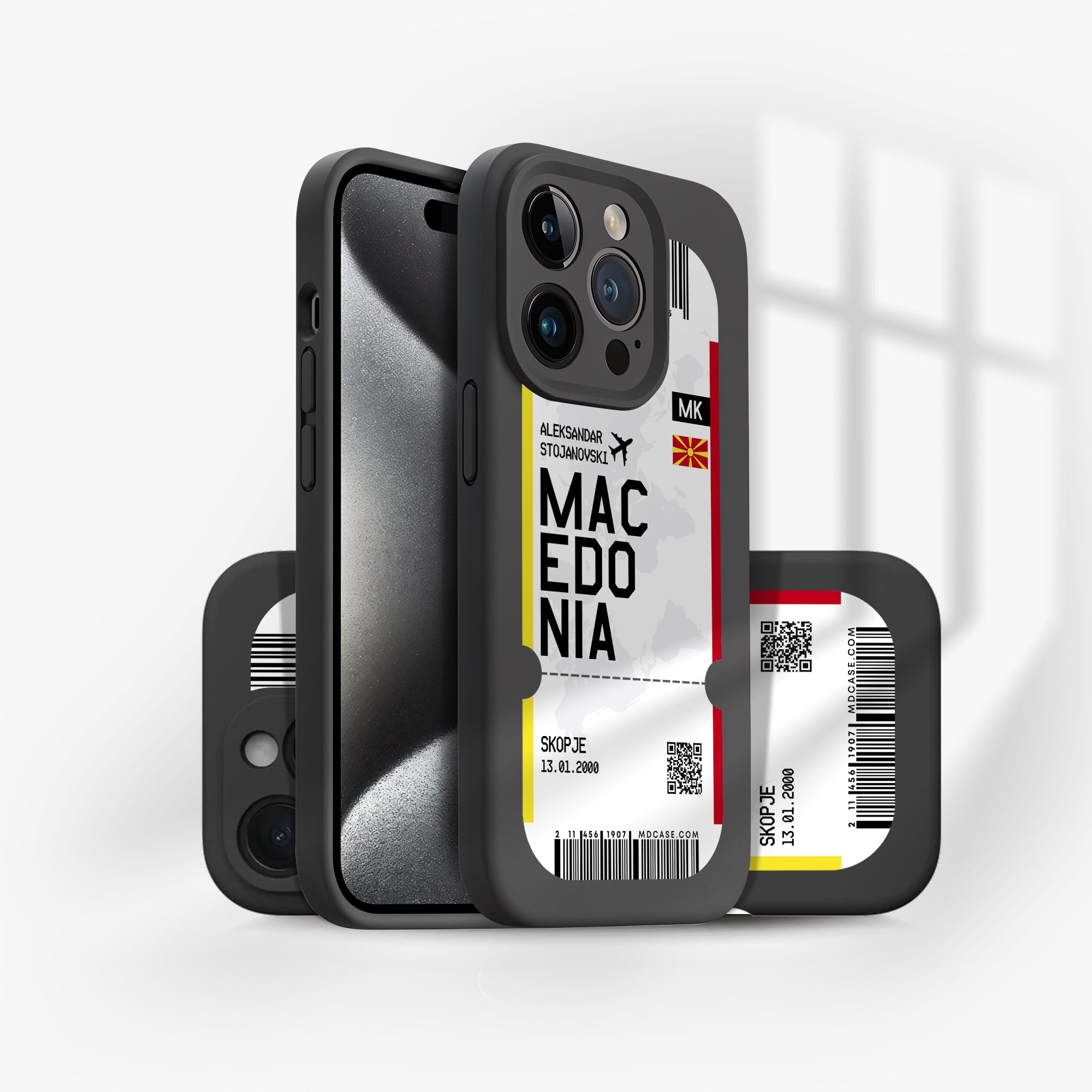 Handyhülle im Ticket Design - Mazedonien