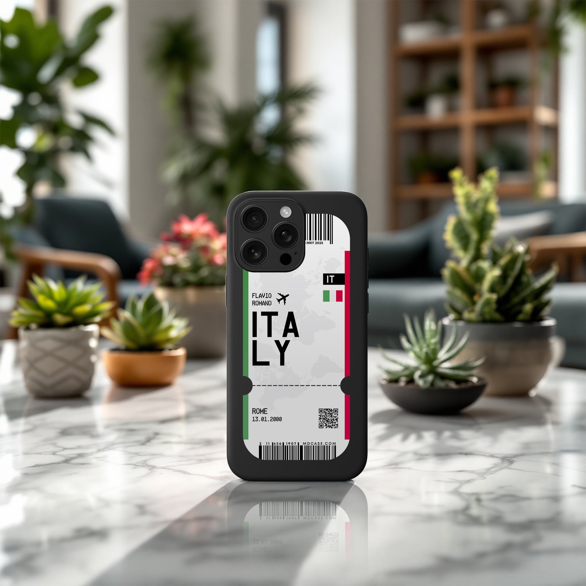 Handyhülle im Ticket Design - Italy