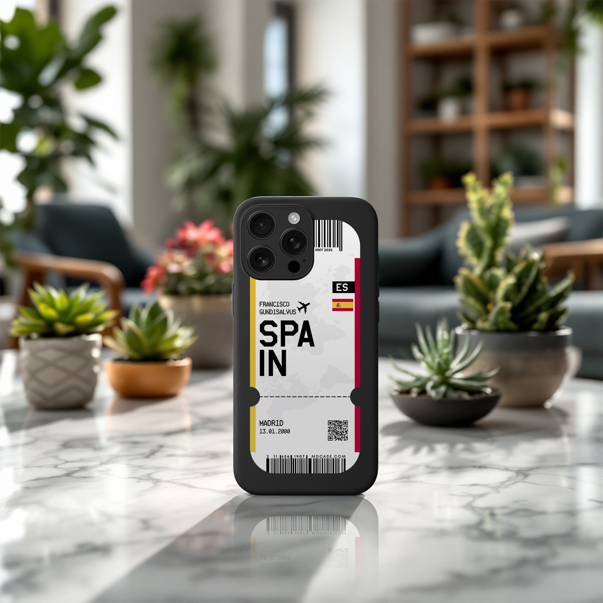 Handyhülle im Ticket Design - Spanien
