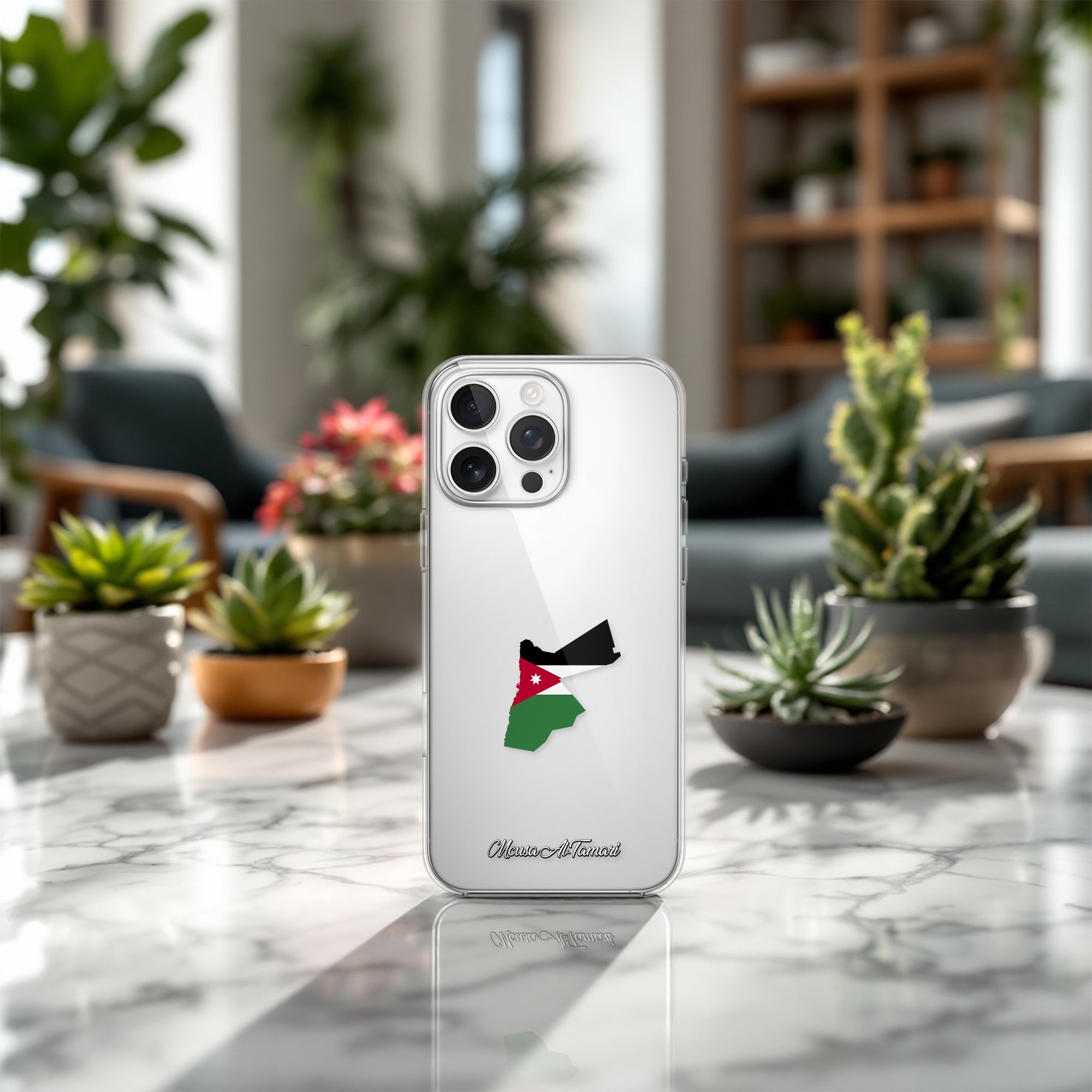Handyhülle mit Flagge - Jordanien