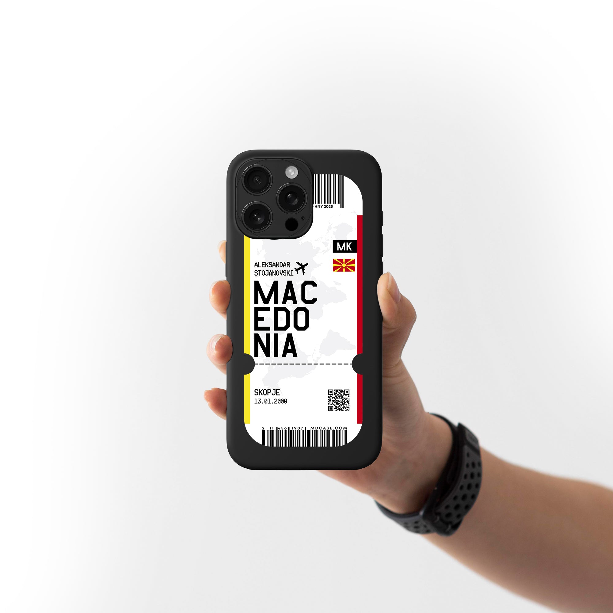 Handyhülle im Ticket Design - Mazedonien