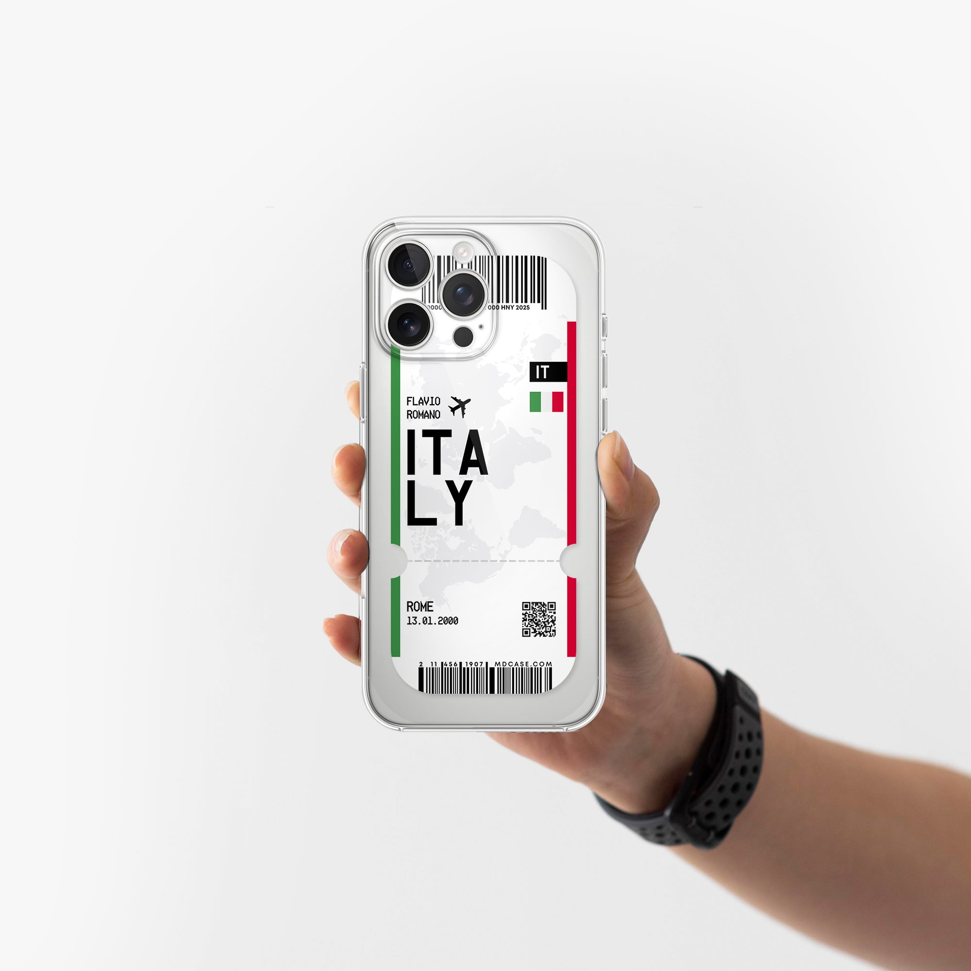 Handyhülle im Ticket Design - Italy
