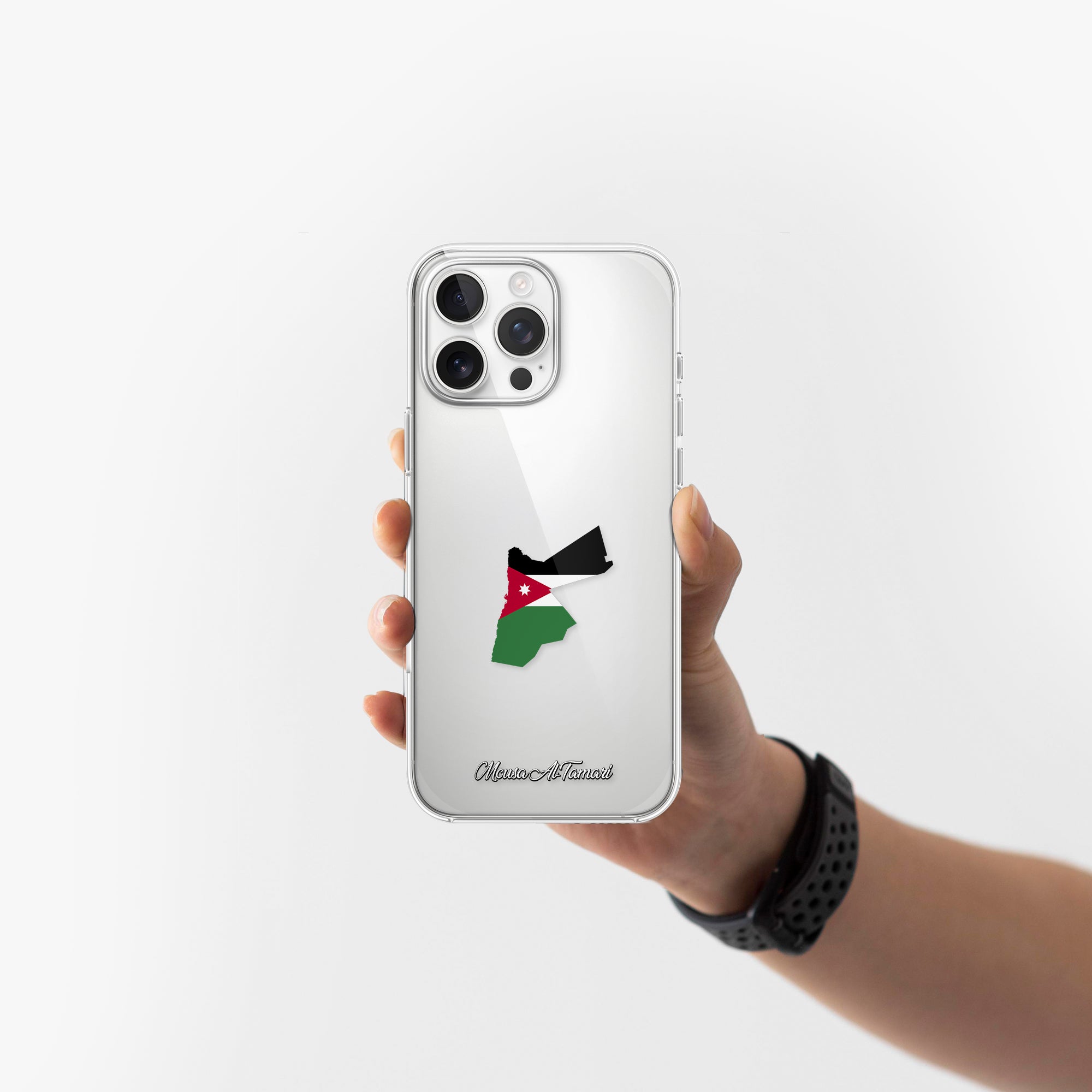 Handyhülle mit Flagge - Jordanien