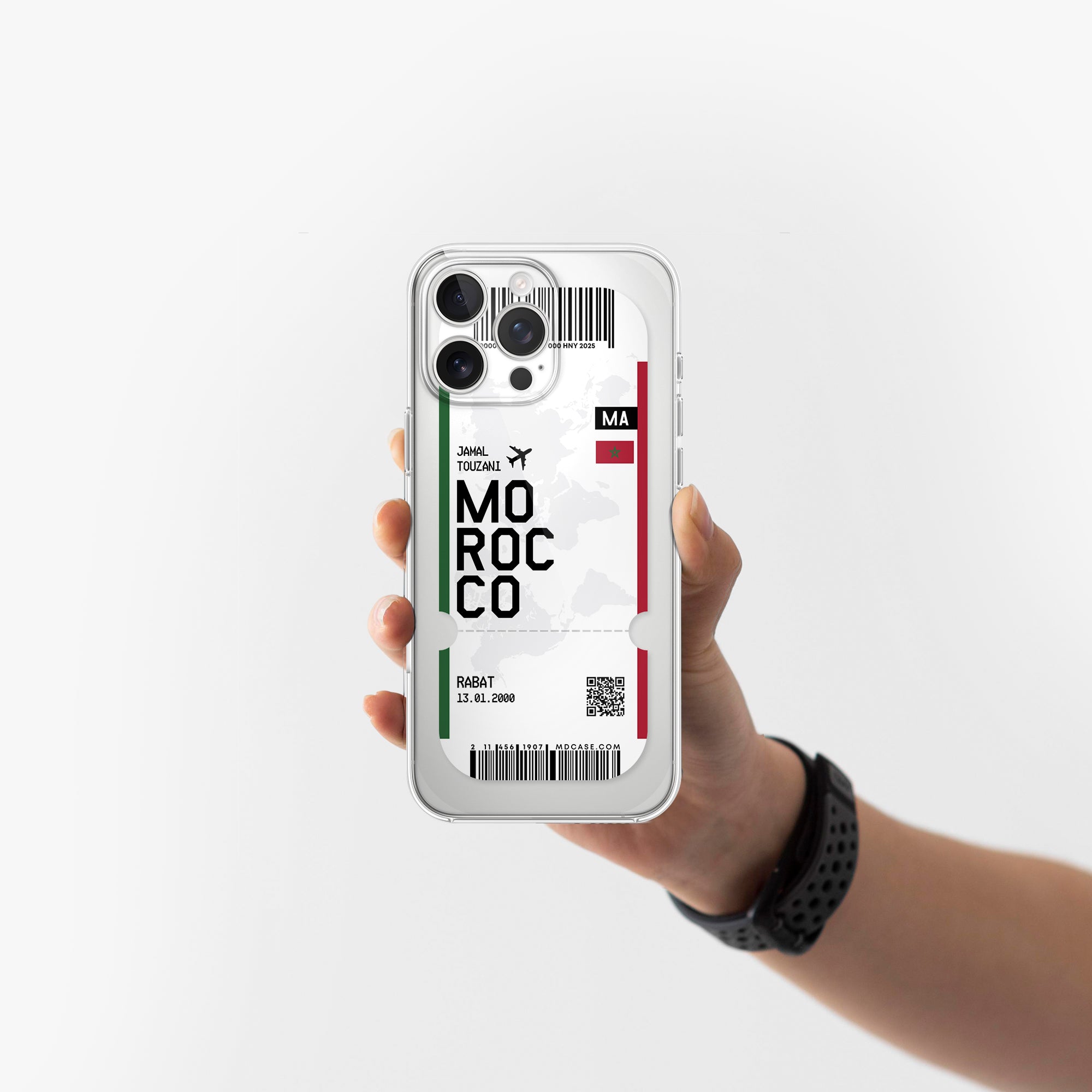 Handyhülle im Ticket Design - Marokko