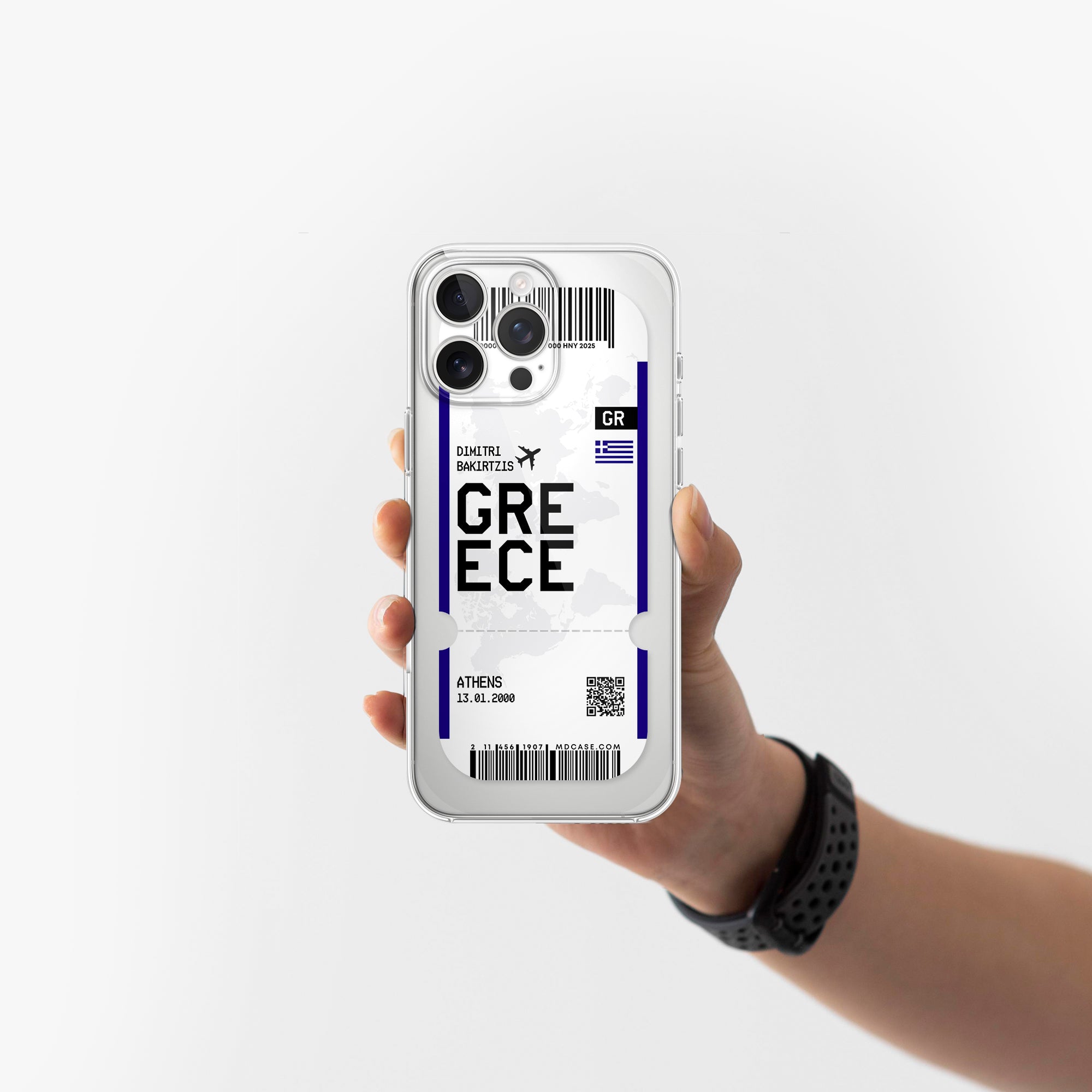 Handyhülle im Ticket Design - Griechenland