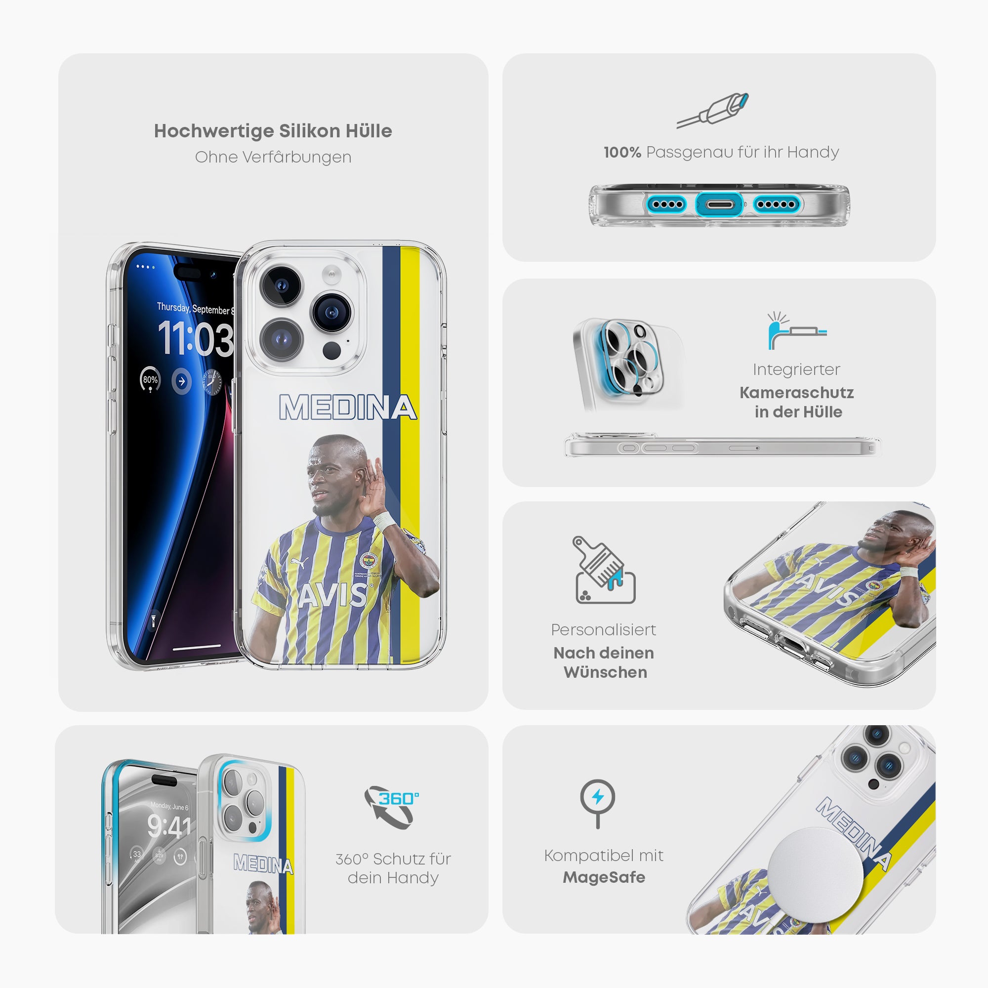 Personalisiert Fenerbahce Hülle - Enner Valencia