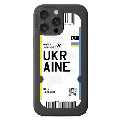 Handyhülle im Ticket Design - Ukraine