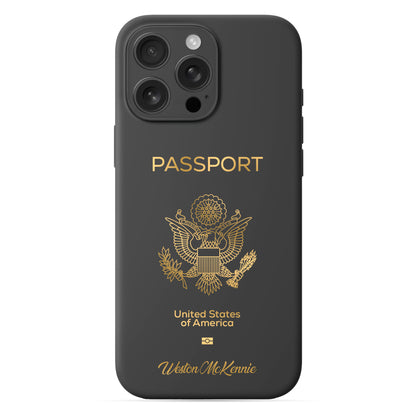 Phone case with passport - Tunisia