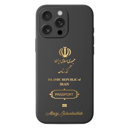 Phone case with passport - Tunisia