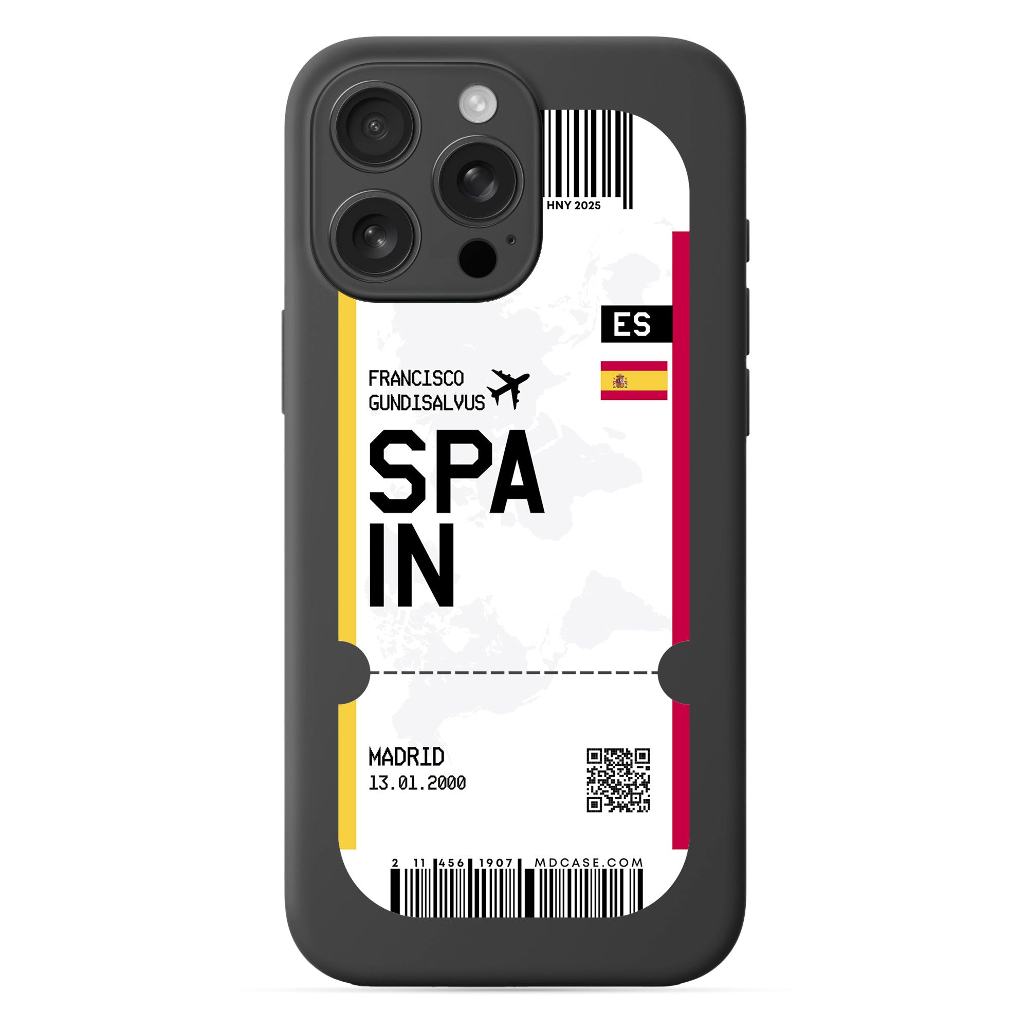 Handyhülle im Ticket Design - Spanien