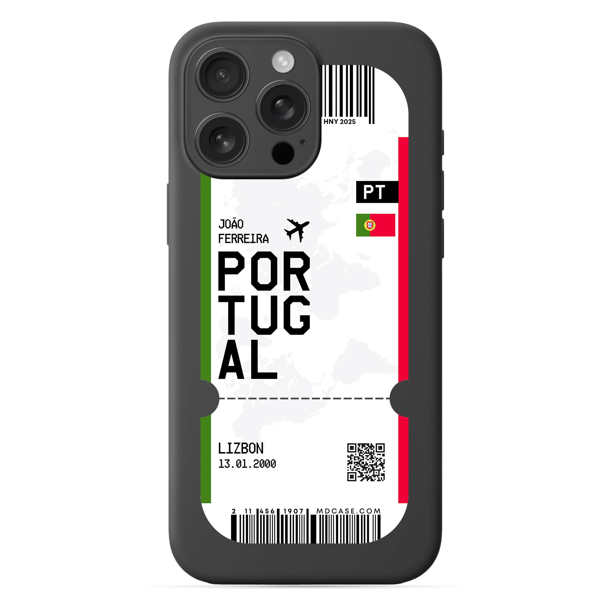 Handyhülle im Ticket Design - Portugal