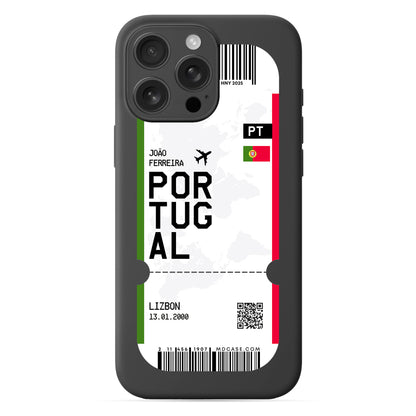 Phone case with passport - Tunisia