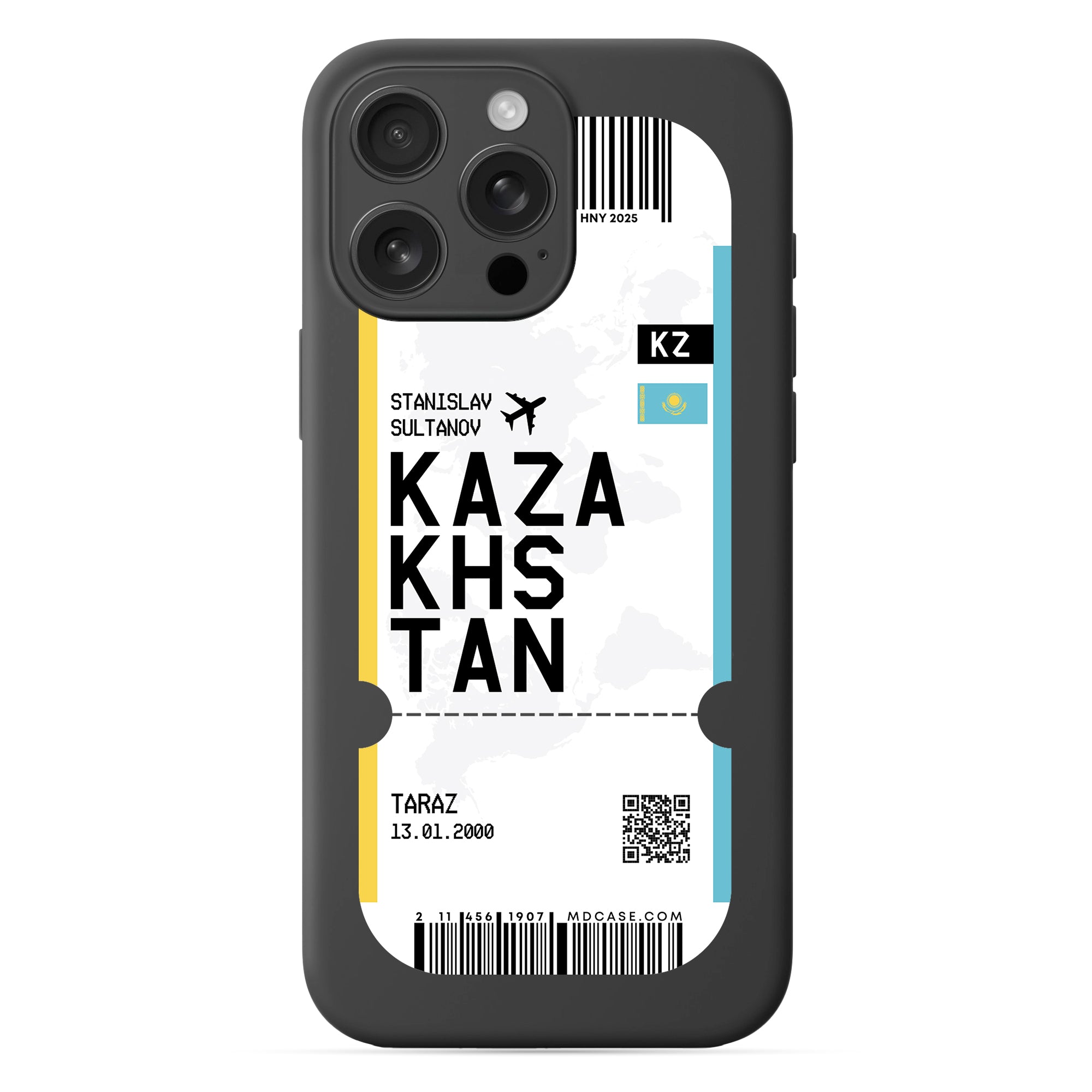 Handyhülle im Ticket Design - Kasachstan