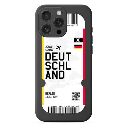 Handyhülle im Ticket Design - Deutschland