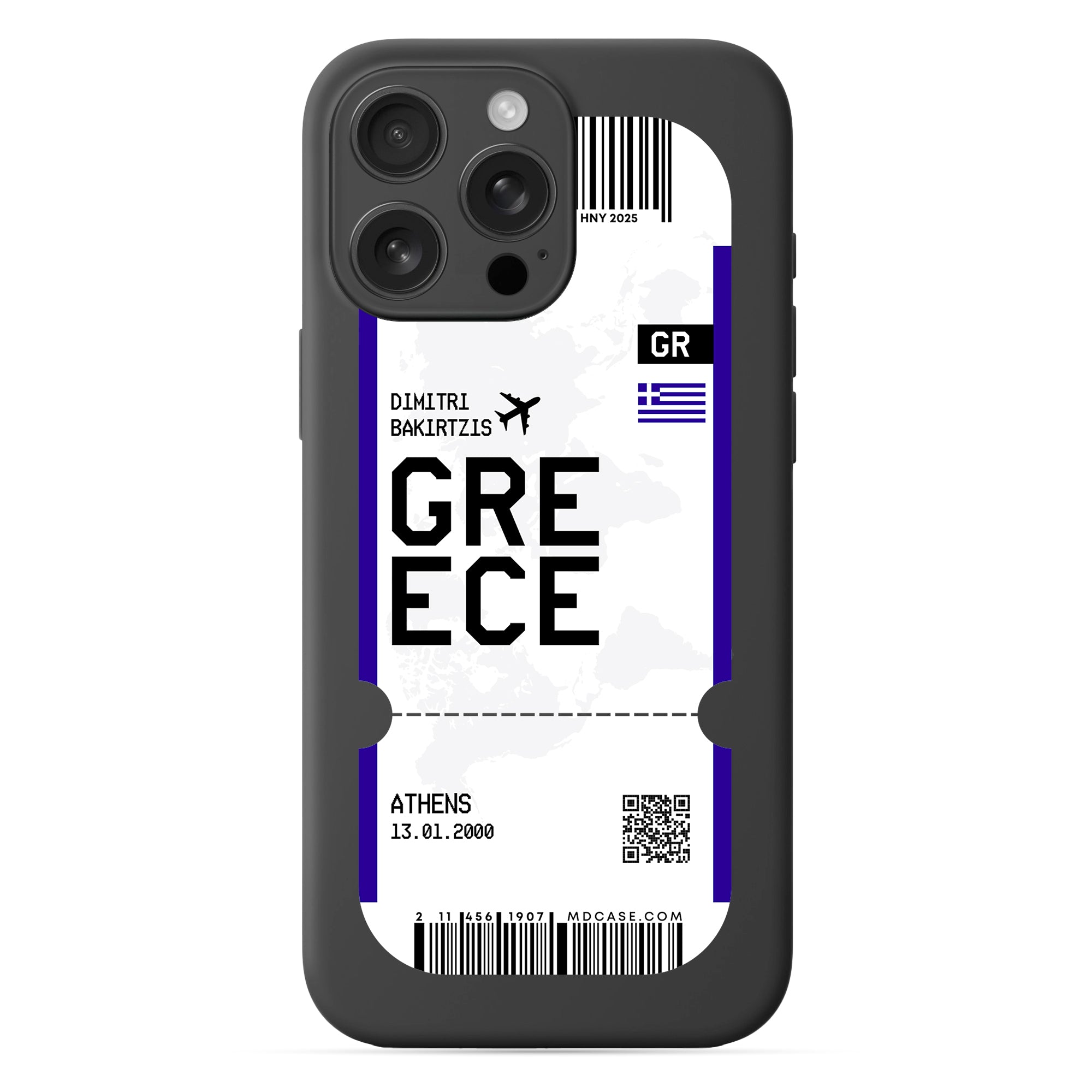 Handyhülle im Ticket Design - Griechenland