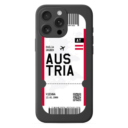 Handyhülle im Ticket Design - Österreich