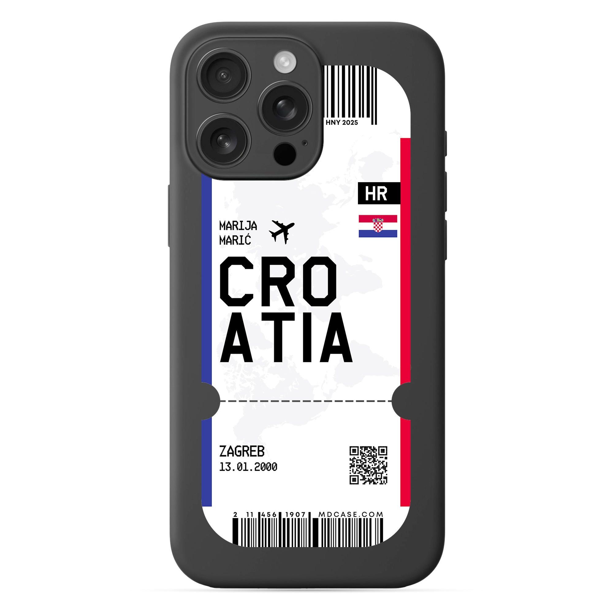 Handyhülle im Ticket Design - Kroatien