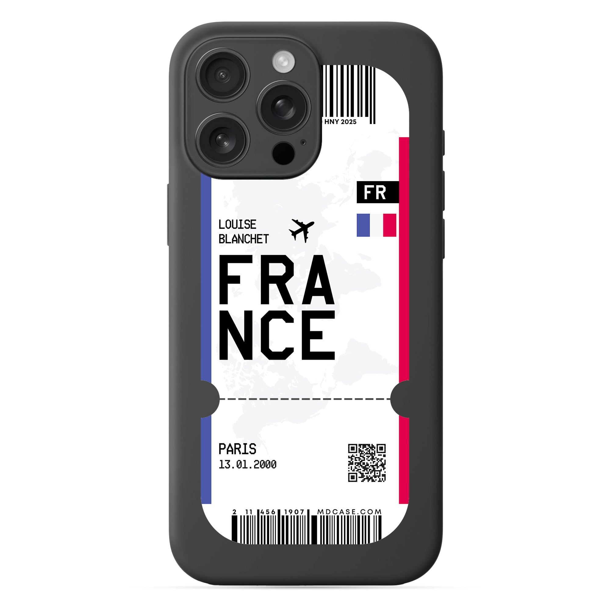 Handyhülle im Ticket Design - Frankreich