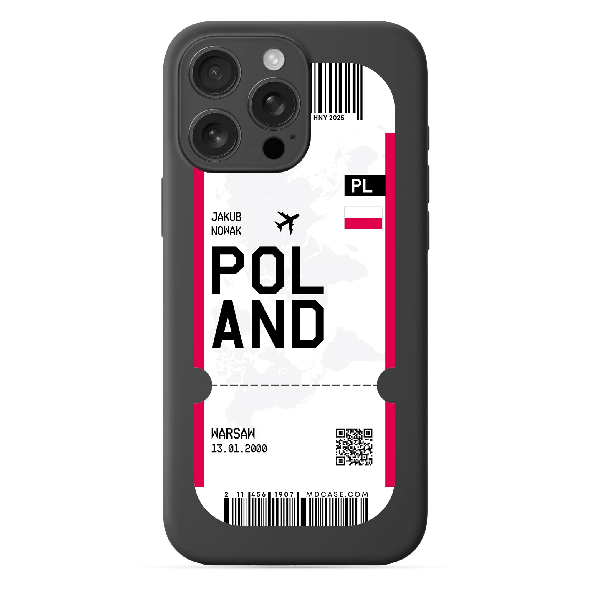 Handyhülle im Ticket Design - Polen