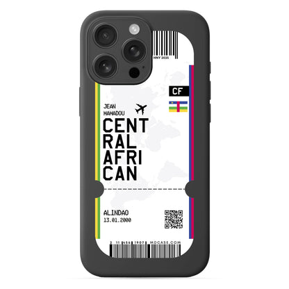 Handyhülle im Ticket Design - Zentralafrika