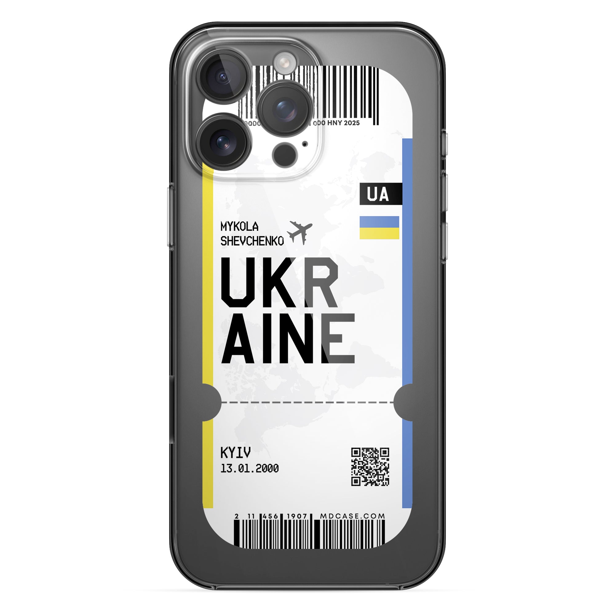 Handyhülle im Ticket Design - Ukraine