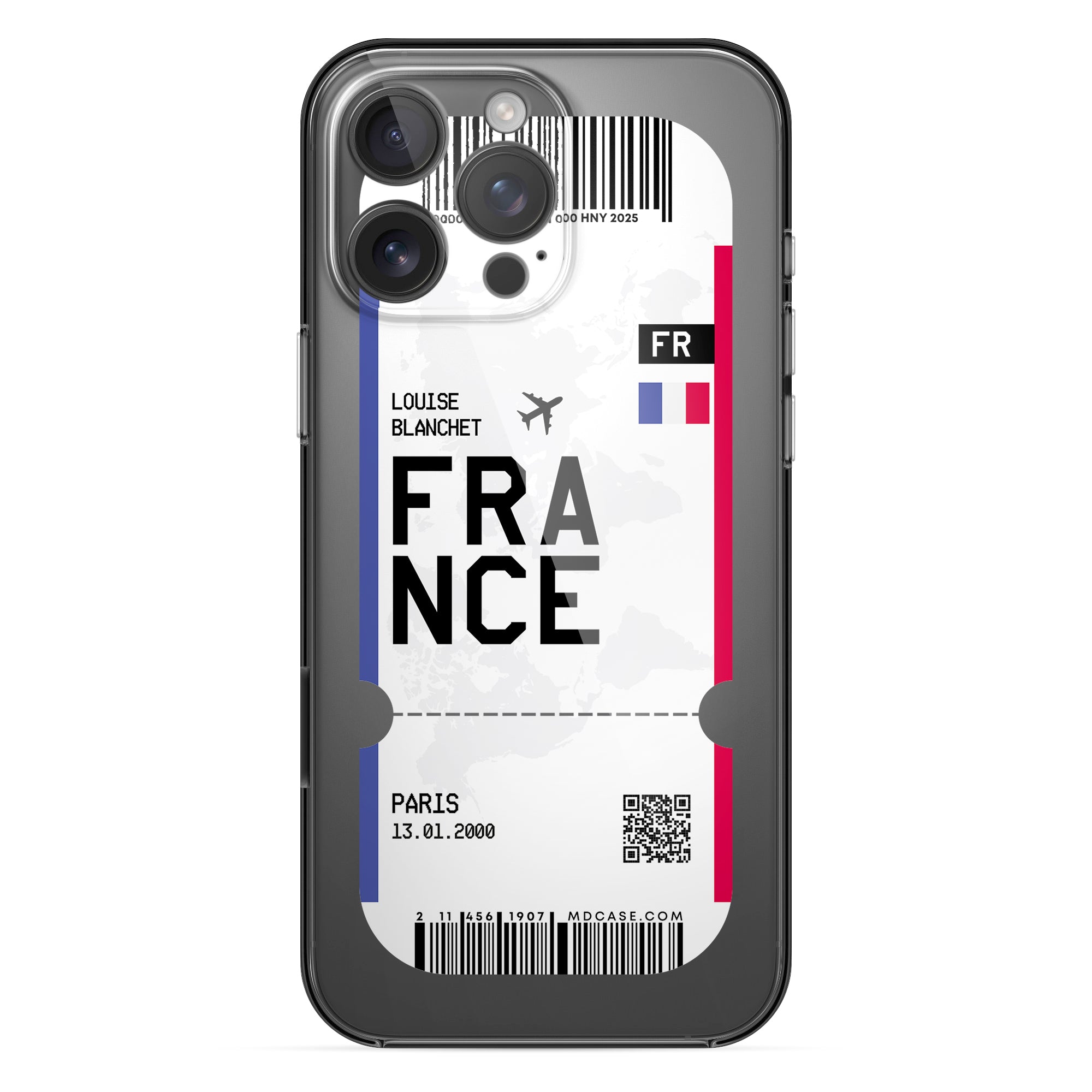 Handyhülle im Ticket Design - Frankreich