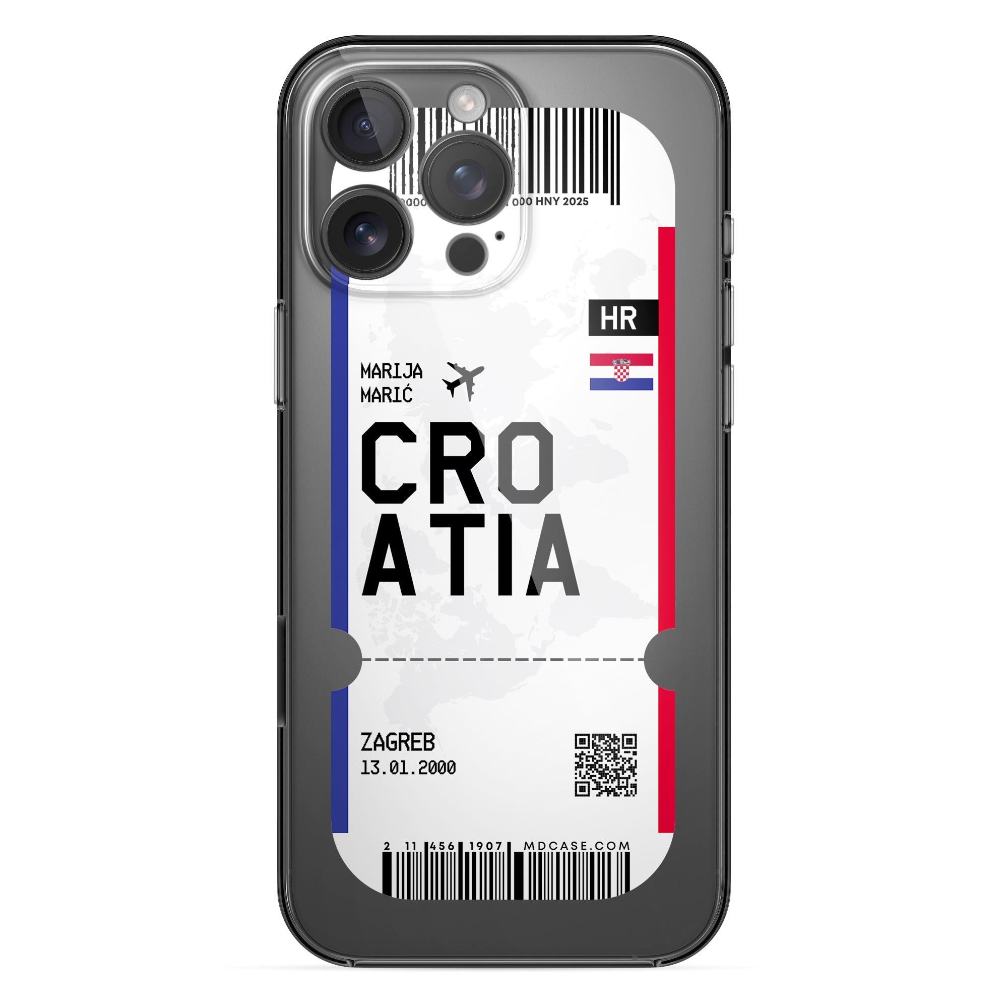 Handyhülle im Ticket Design - Kroatien