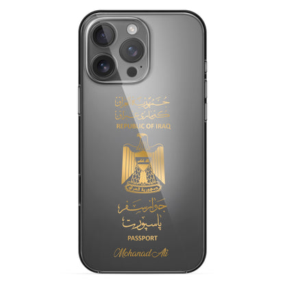 Phone case with passport - Tunisia