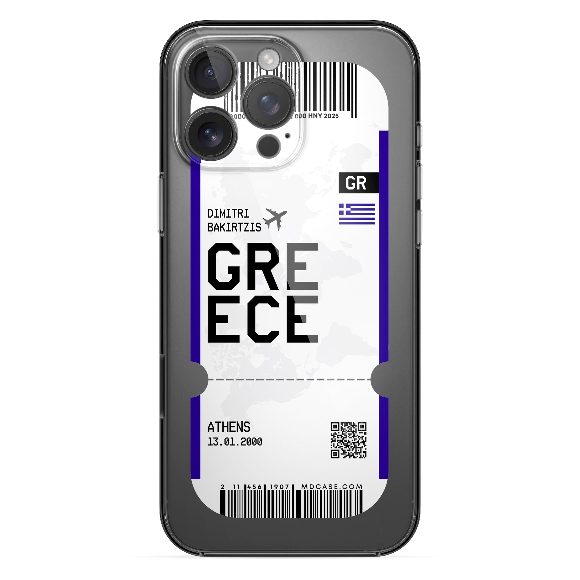 Handyhülle im Ticket Design - Griechenland