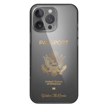 Phone case with passport - Tunisia