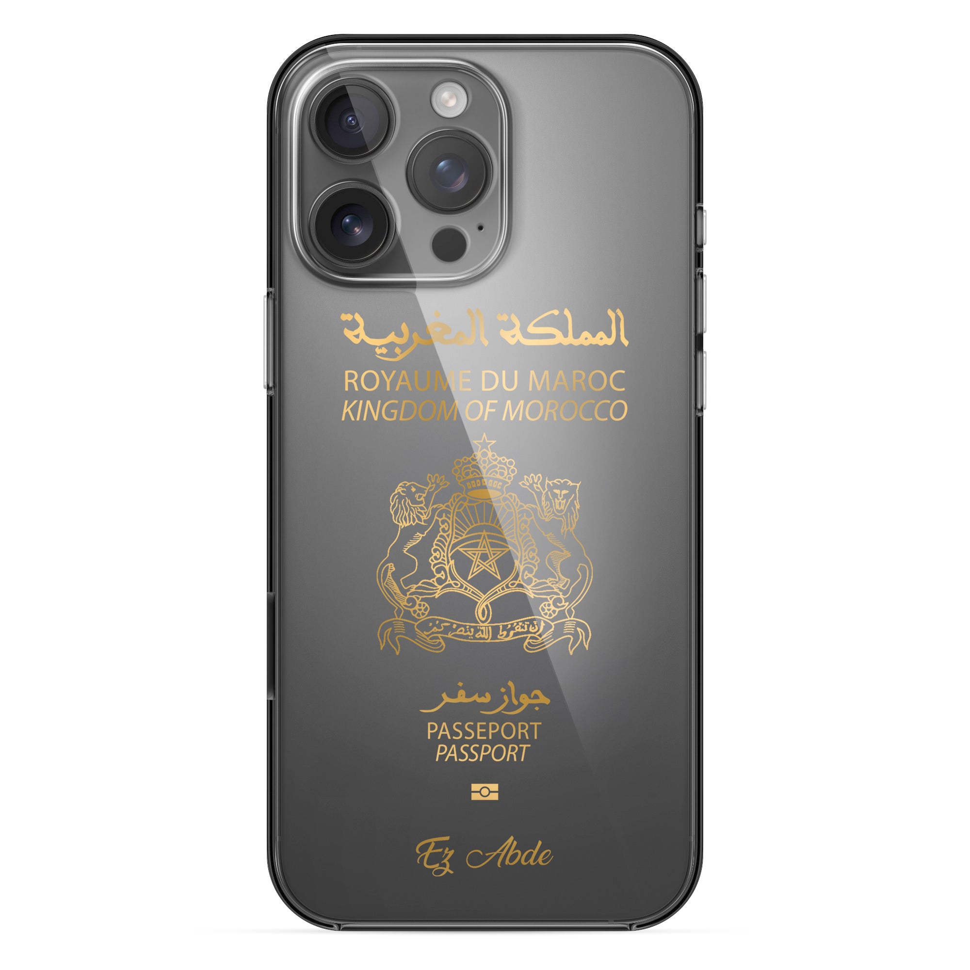 Phone case with passport - Tunisia