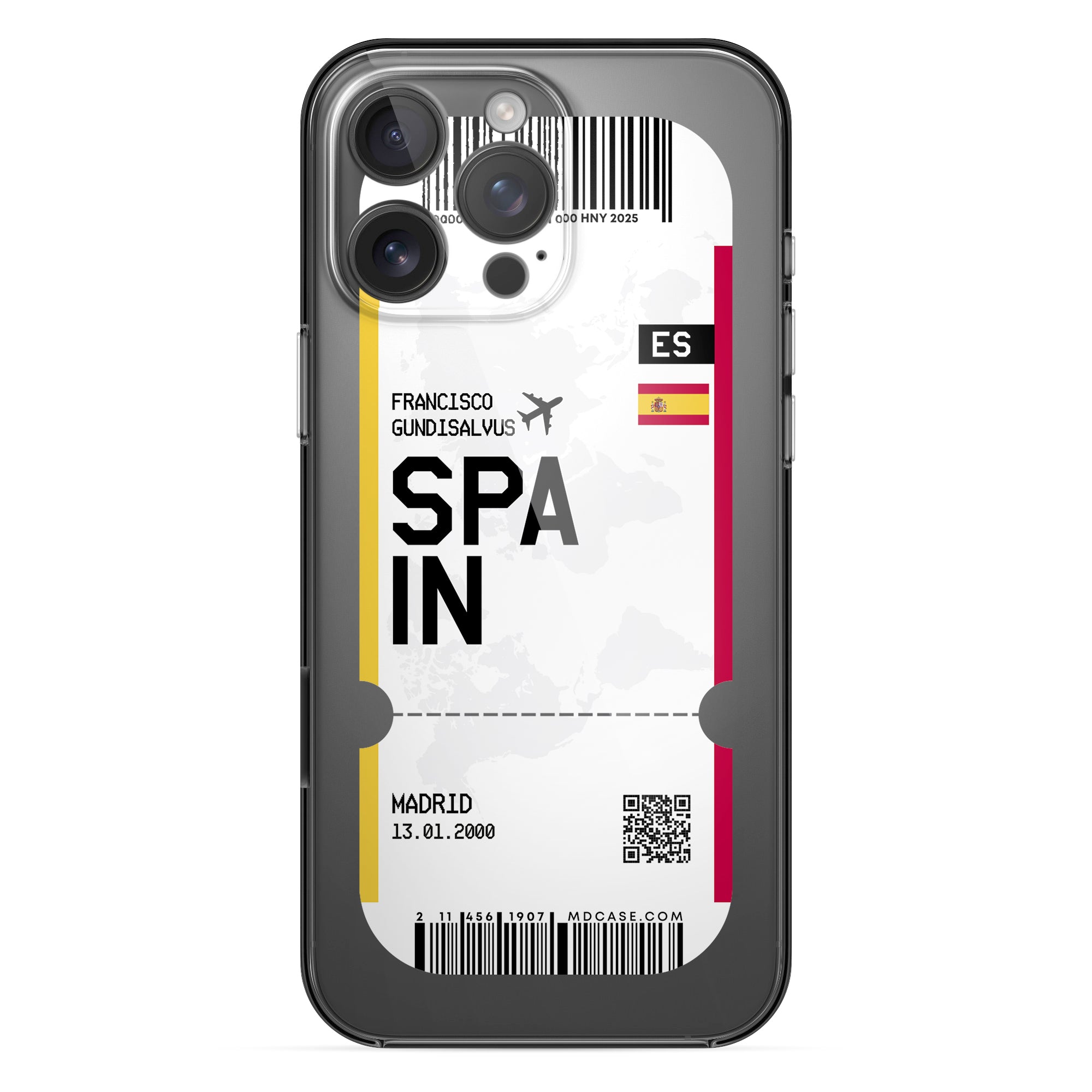 Handyhülle im Ticket Design - Spanien