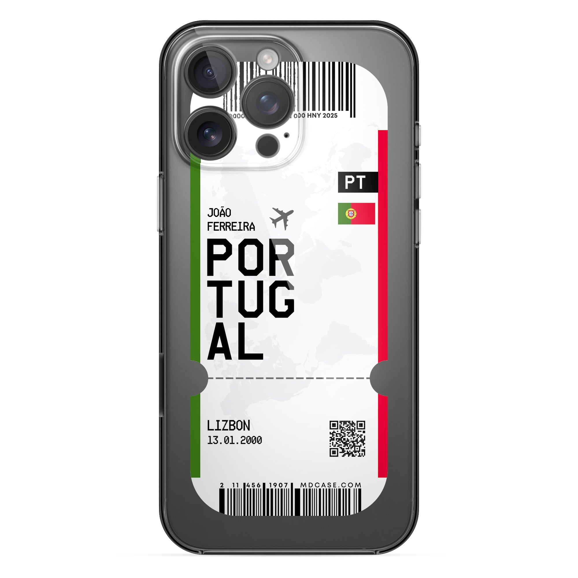 Handyhülle im Ticket Design - Portugal