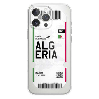 Handyhülle im Ticket Design - Algerien