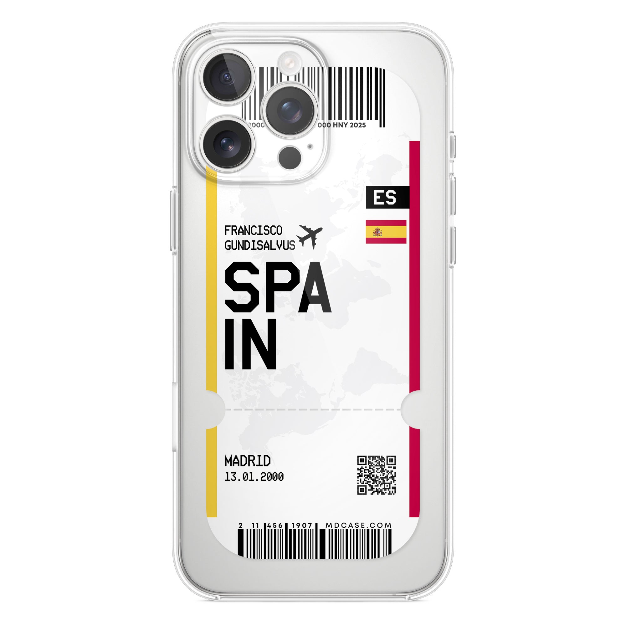 Handyhülle im Ticket Design - Spanien