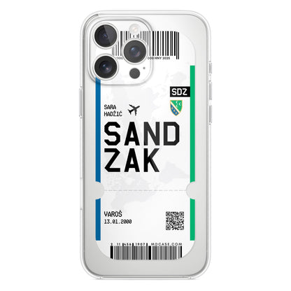 Handyhülle im Ticket Design - Sandžak