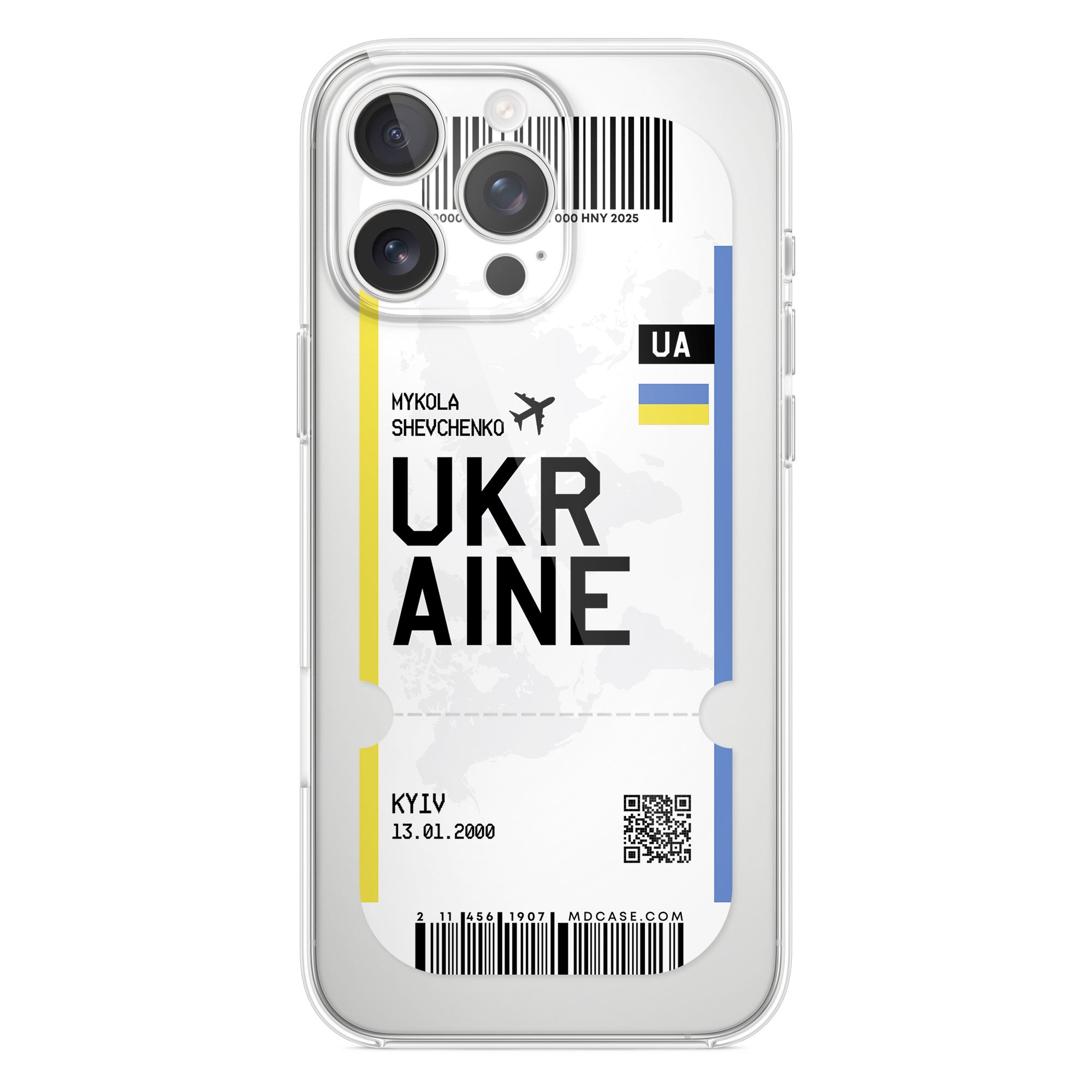 Handyhülle im Ticket Design - Ukraine