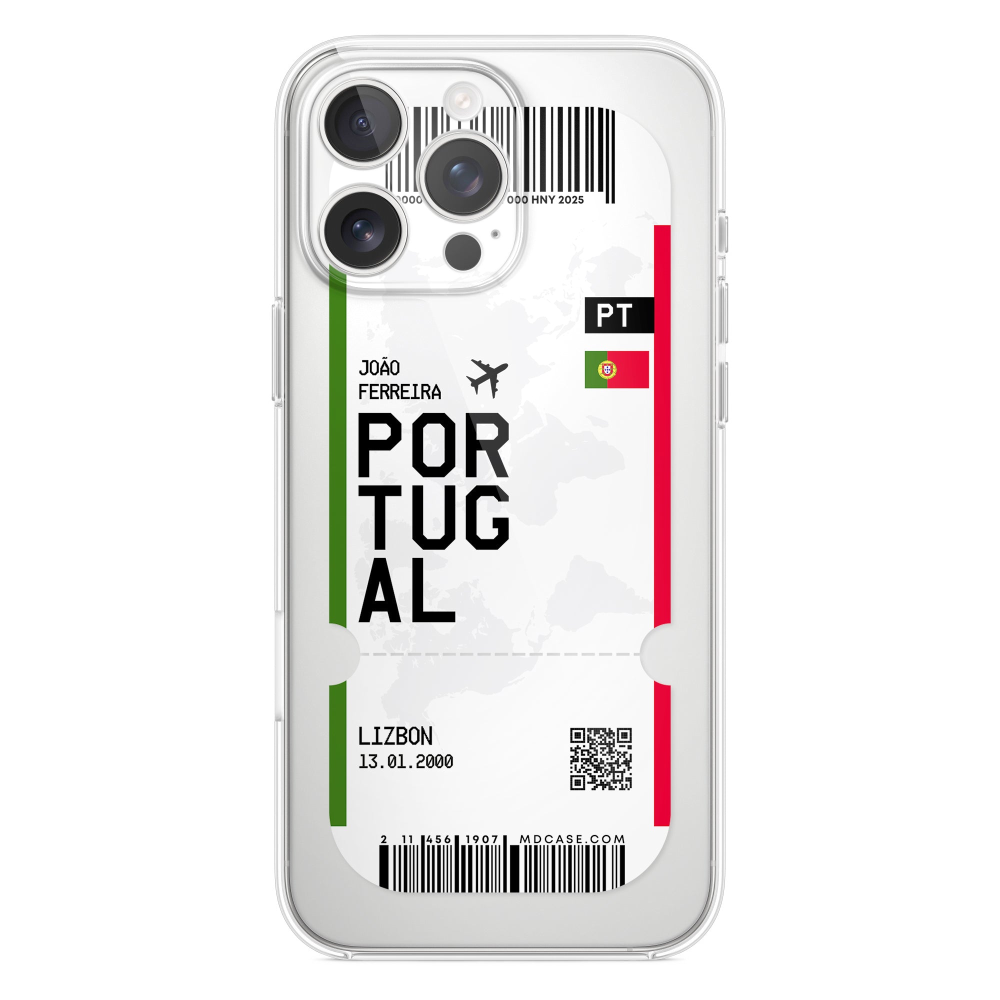 Handyhülle im Ticket Design - Portugal