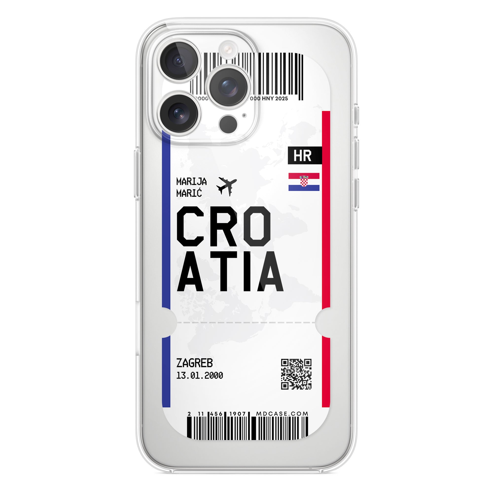 Handyhülle im Ticket Design - Kroatien