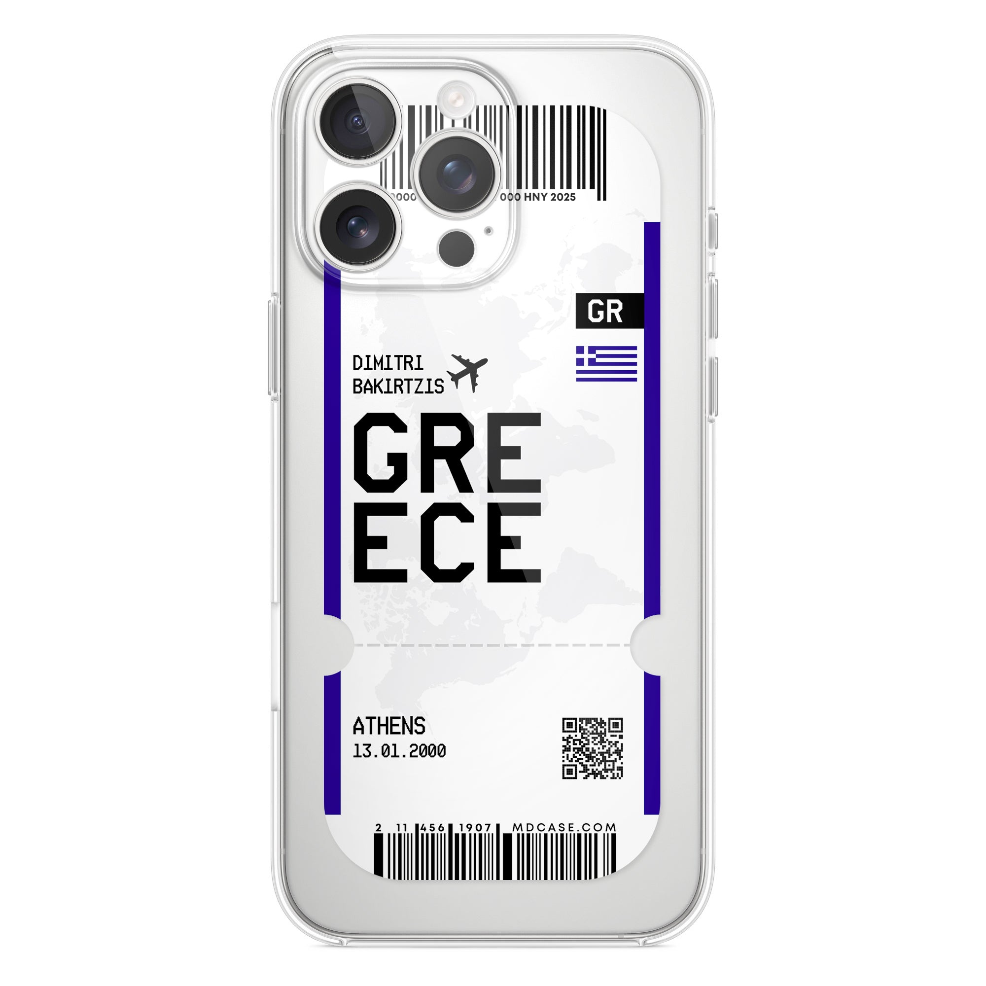 Handyhülle im Ticket Design - Griechenland