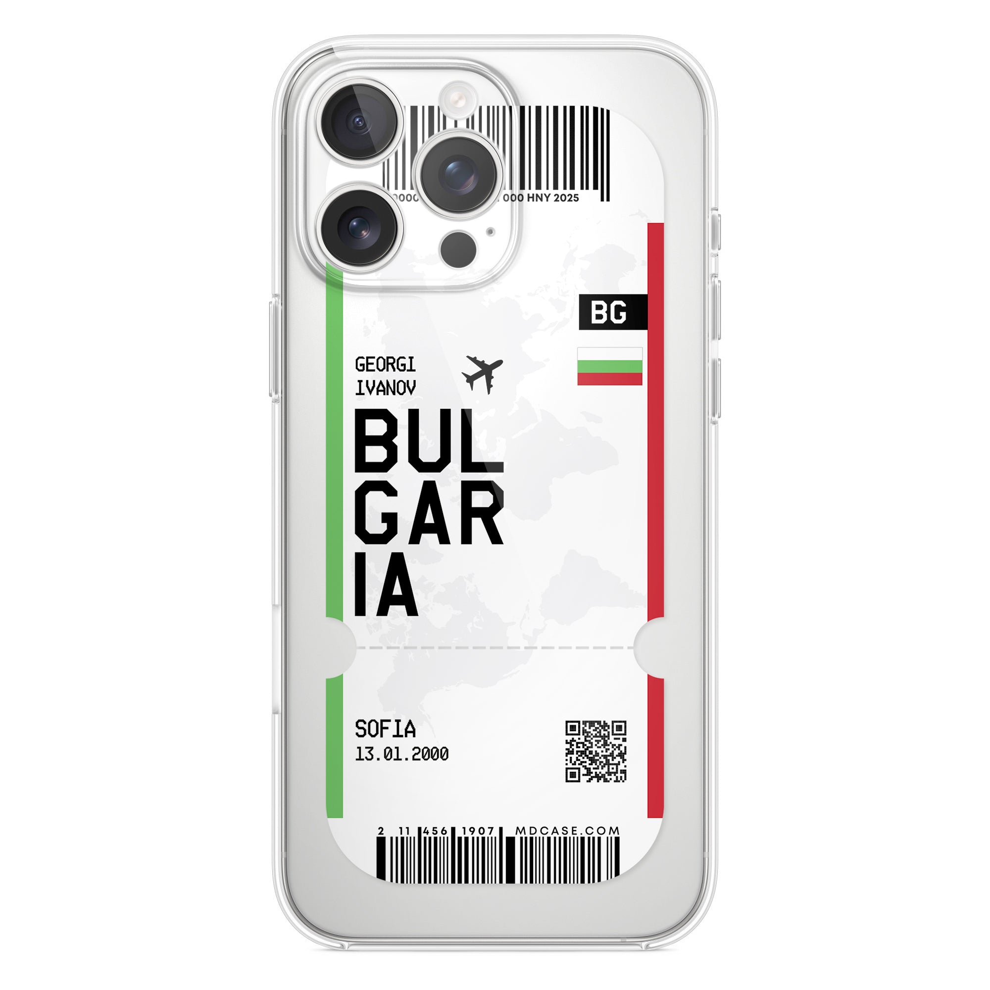 Handyhülle im Ticket Design - Bulgarien