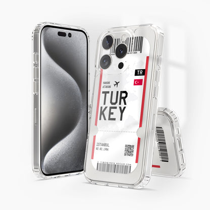 Phone case with passport - Tunisia