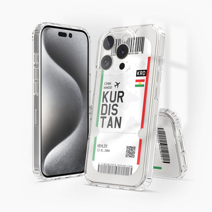 Handyhülle im Ticket Design - Kurdistan