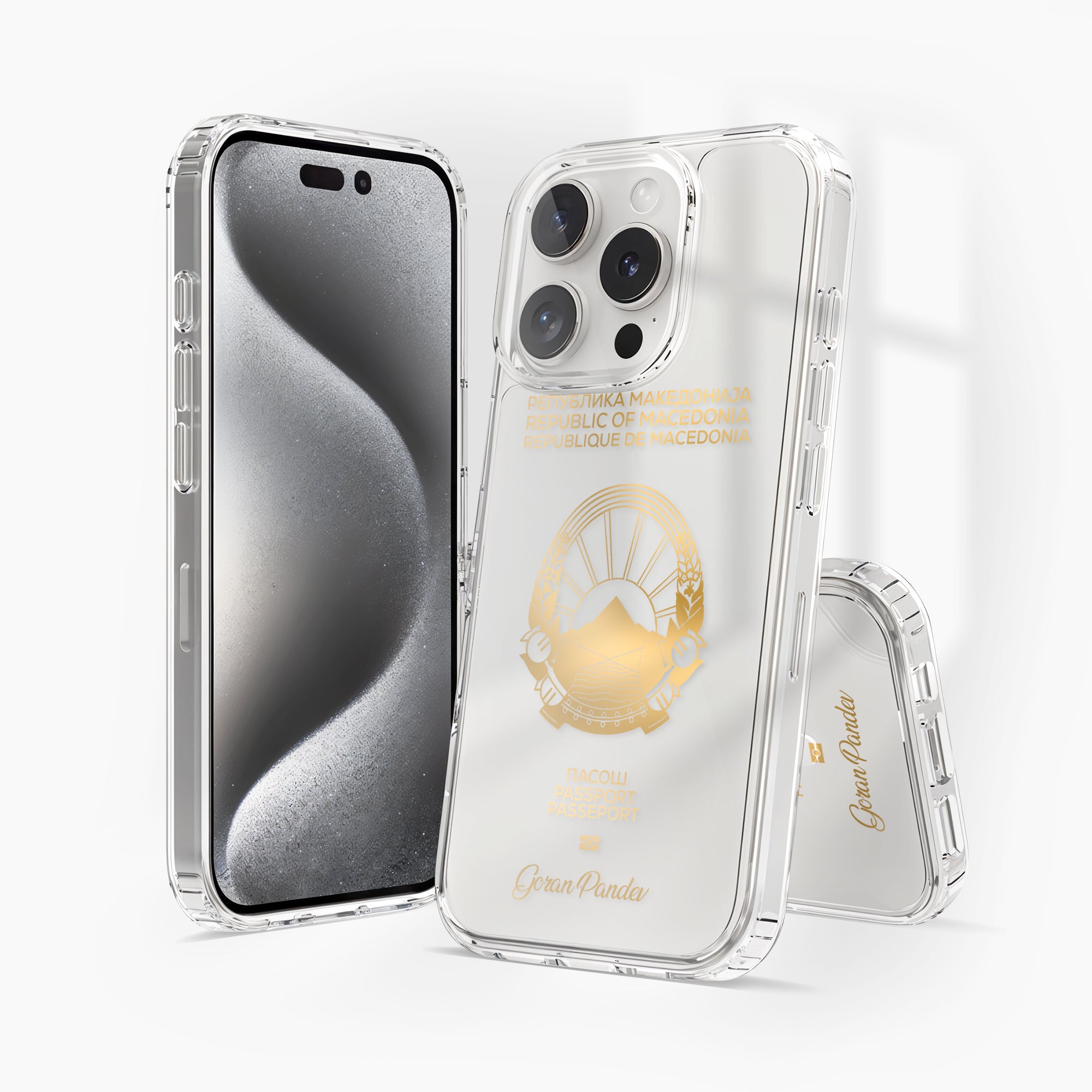 Phone case with passport - Tunisia