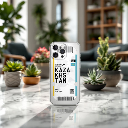 Handyhülle im Ticket Design - Kasachstan