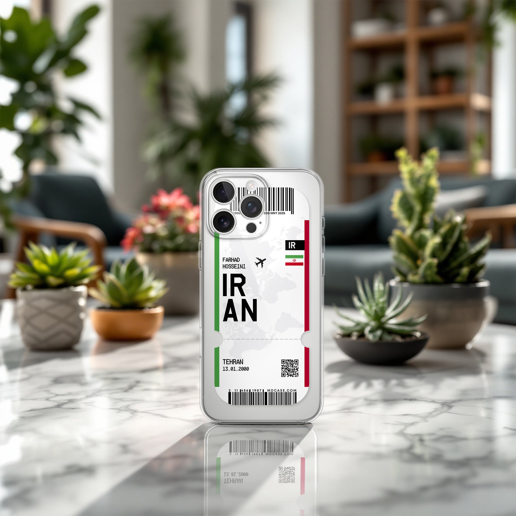 Handyhülle im Ticket Design - Iran