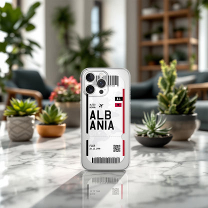 Handyhülle im Ticket Design - Albanien