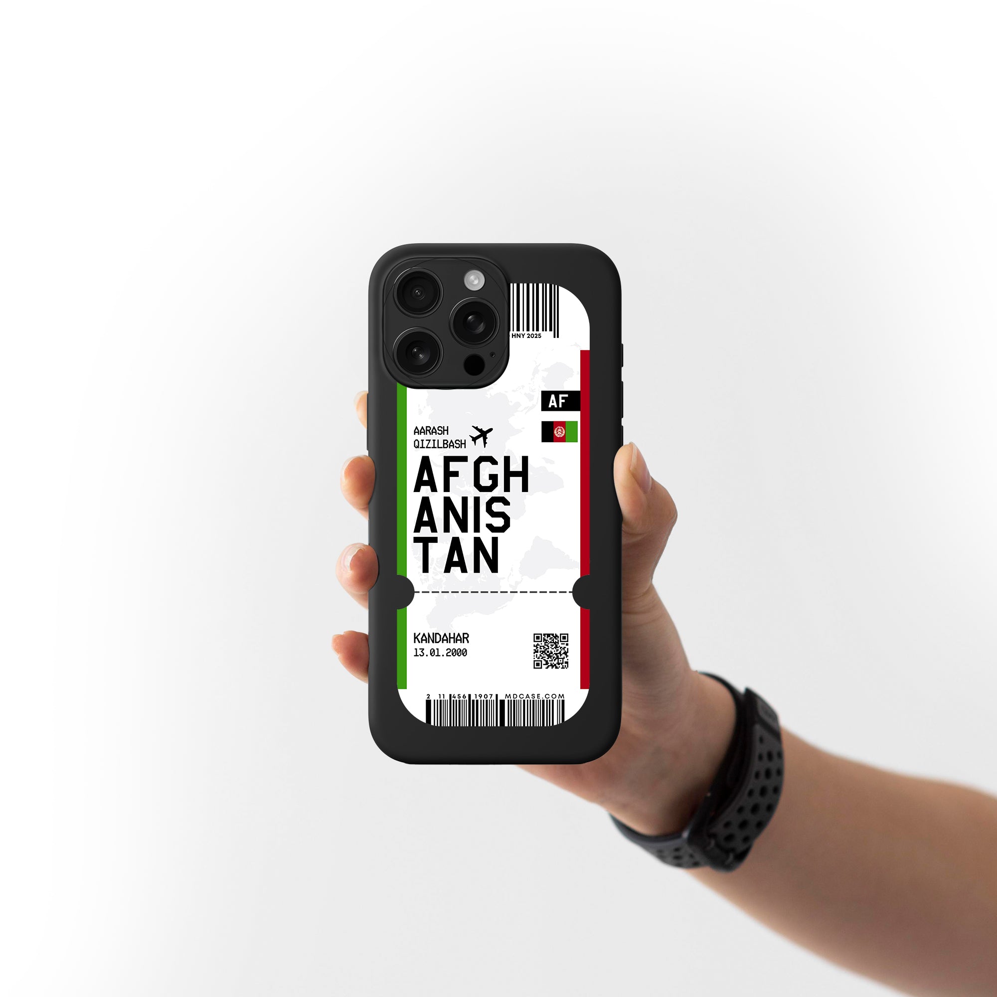 Handyhülle im Ticket Design - Afghanistan