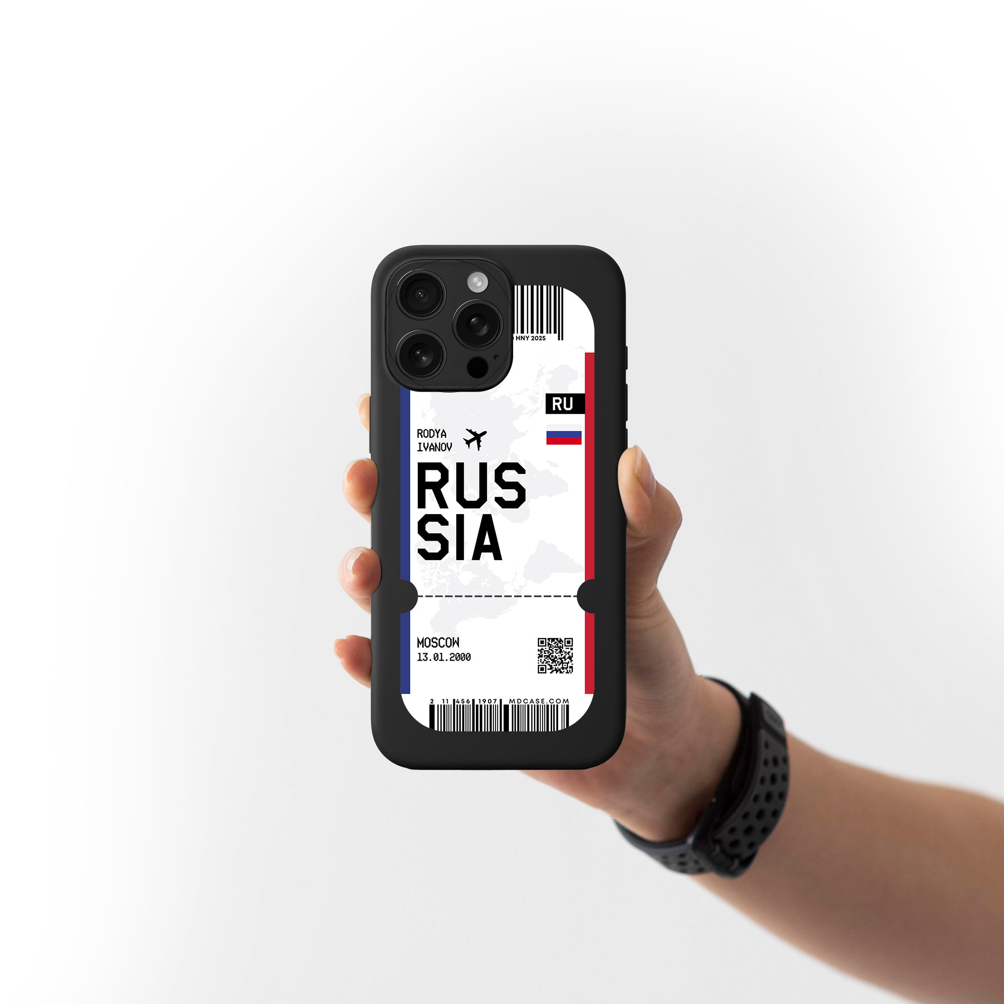 Handyhülle im Ticket Design - Russland